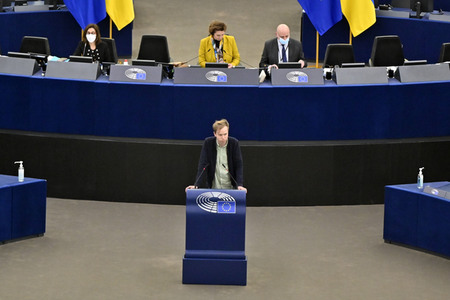 Plenartagung zur Mindestbesteuerungsrichtlinie im EU-Parlament in Straßburg