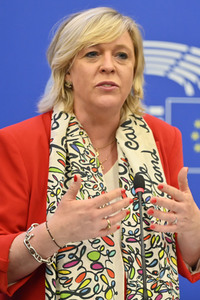Pressebriefing der Fraktion Renew im EU-Parlament in Straßburg