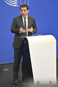 Pressebriefing der Fraktion Renew im EU-Parlament in Straßburg