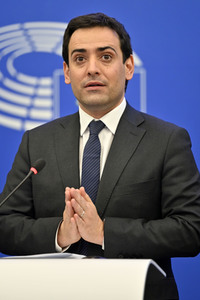 Pressebriefing der Fraktion Renew im EU-Parlament in Straßburg