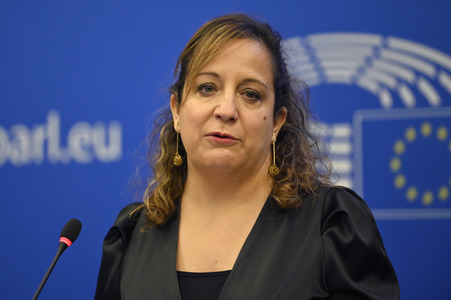 Pressebriefing der Fraktion S&D im EU-Parlament in Straßburg