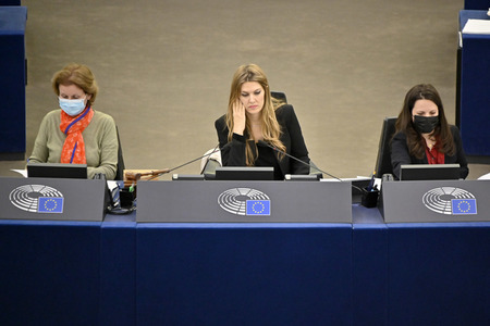 Plenartagung zum Ergebnis des EU-China-Gipfels im EU-Parlament in Straßburg