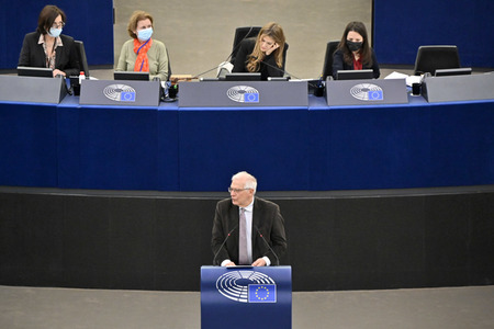 Plenartagung zum Ergebnis des EU-China-Gipfels im EU-Parlament in Straßburg