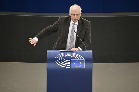 Plenartagung zum Ergebnis des EU-China-Gipfels im EU-Parlament in Straßburg