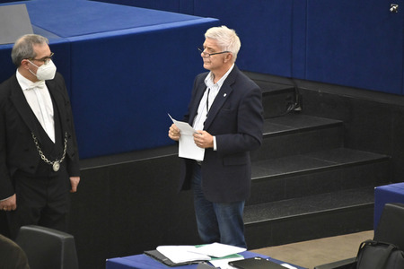 Plenartagung zum Ergebnis des EU-China-Gipfels im EU-Parlament in Straßburg