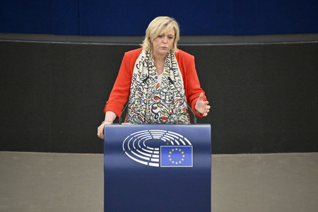 Plenartagung zum Ergebnis des EU-China-Gipfels im EU-Parlament in Straßburg