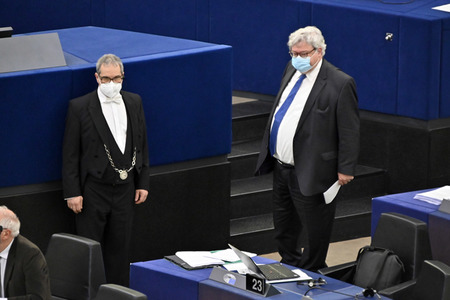 Plenartagung zum Ergebnis des EU-China-Gipfels im EU-Parlament in Straßburg