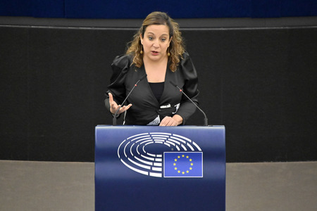 Plenartagung zum Schutz von Ukraine-Flüchtlingen im EU-Parlament in Straßburg