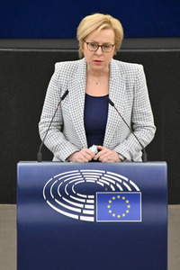 Plenartagung zum Schutz von Ukraine-Flüchtlingen im EU-Parlament in Straßburg