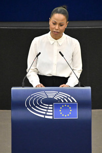 Plenartagung zum Schutz von Ukraine-Flüchtlingen im EU-Parlament in Straßburg