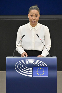 Plenartagung zum Schutz von Ukraine-Flüchtlingen im EU-Parlament in Straßburg