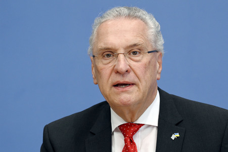 Bundespressekonferenz Polizeiliche Kriminalstatistik 2021 in Berlin