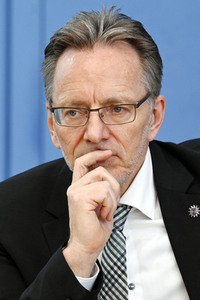 Bundespressekonferenz Polizeiliche Kriminalstatistik 2021 in Berlin