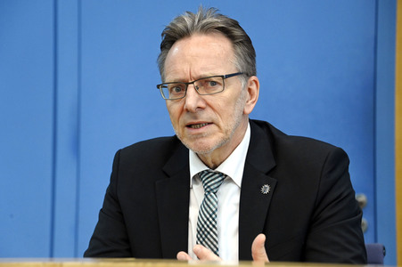 Bundespressekonferenz Polizeiliche Kriminalstatistik 2021 in Berlin