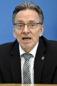 Bundespressekonferenz Polizeiliche Kriminalstatistik 2021 in Berlin