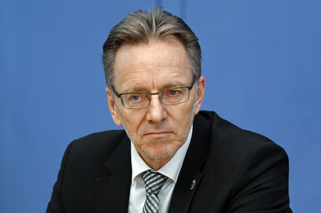 Bundespressekonferenz Polizeiliche Kriminalstatistik 2021 in Berlin