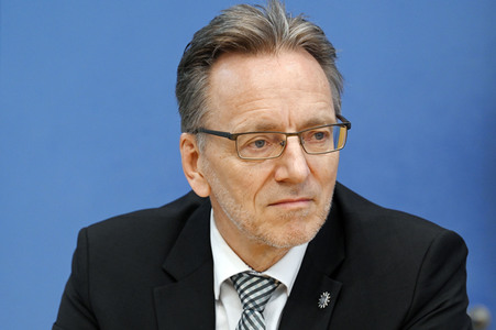 Bundespressekonferenz Polizeiliche Kriminalstatistik 2021 in Berlin