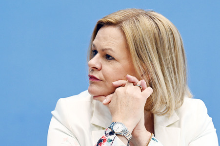 Bundespressekonferenz Polizeiliche Kriminalstatistik 2021 in Berlin