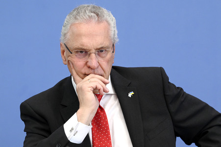 Bundespressekonferenz Polizeiliche Kriminalstatistik 2021 in Berlin
