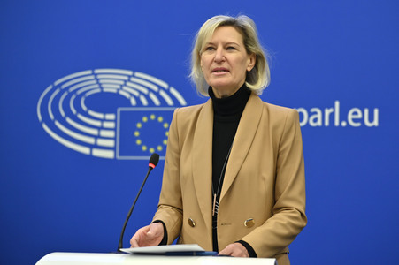 Pressekonferenz zum Data Governance Act im EU-Parlament in Straßburg