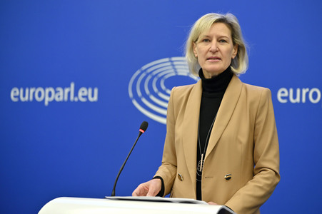 Pressekonferenz zum Data Governance Act im EU-Parlament in Straßburg