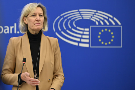 Pressekonferenz zum Data Governance Act im EU-Parlament in Straßburg