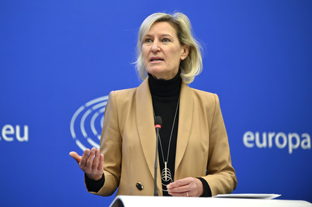 Pressekonferenz zum Data Governance Act im EU-Parlament in Straßburg