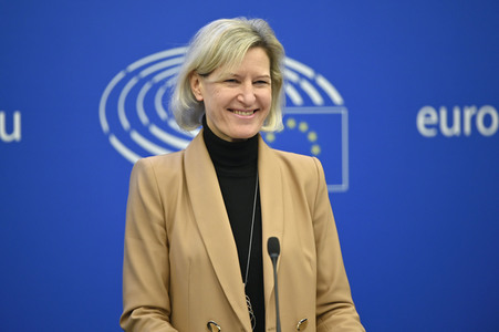 Pressekonferenz zum Data Governance Act im EU-Parlament in Straßburg