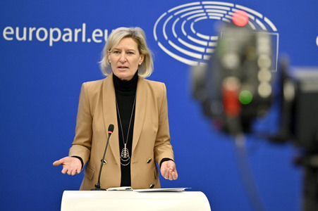 Pressekonferenz zum Data Governance Act im EU-Parlament in Straßburg