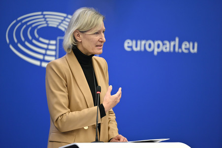 Pressekonferenz zum Data Governance Act im EU-Parlament in Straßburg