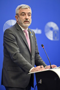 Pressebriefing der Fraktion Renew im EU-Parlament in Straßburg