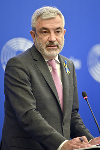 Pressebriefing der Fraktion Renew im EU-Parlament in Straßburg