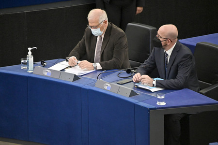 Plenartagung zum Ukraine-Krieg im EU-Parlament in Straßburg