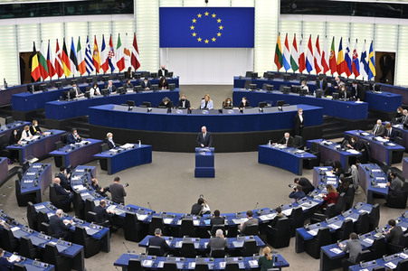 Plenartagung zum Ukraine-Krieg im EU-Parlament in Straßburg