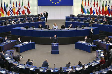 Plenartagung zum Ukraine-Krieg im EU-Parlament in Straßburg