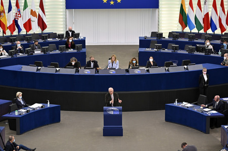 Plenartagung zum Ukraine-Krieg im EU-Parlament in Straßburg