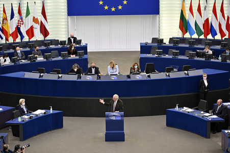 Plenartagung zum Ukraine-Krieg im EU-Parlament in Straßburg