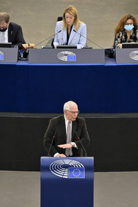 Plenartagung zum Ukraine-Krieg im EU-Parlament in Straßburg