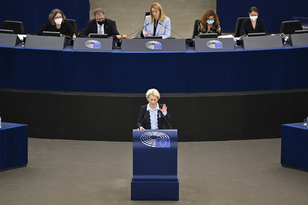 Plenartagung zum Ukraine-Krieg im EU-Parlament in Straßburg