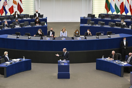 Plenartagung zum Ukraine-Krieg im EU-Parlament in Straßburg