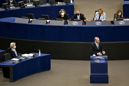 Plenartagung zum Ukraine-Krieg im EU-Parlament in Straßburg