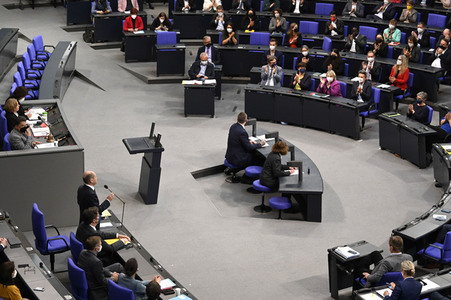 27. Sitzung des Deutschen Bundestages in Berlin