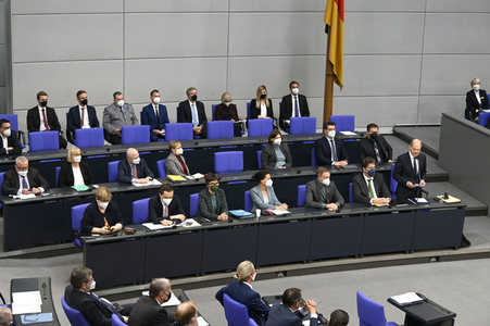 27. Sitzung des Deutschen Bundestages in Berlin