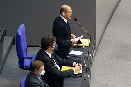 27. Sitzung des Deutschen Bundestages in Berlin