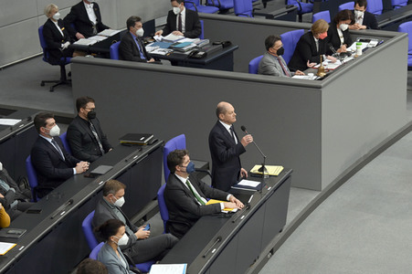 27. Sitzung des Deutschen Bundestages in Berlin