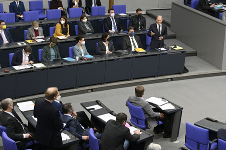 27. Sitzung des Deutschen Bundestages in Berlin