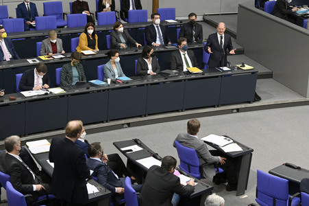 27. Sitzung des Deutschen Bundestages in Berlin