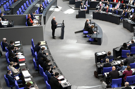28. Sitzung des Deutschen Bundestages in Berlin