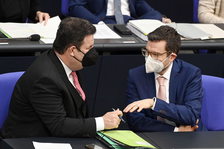 28. Sitzung des Deutschen Bundestages in Berlin