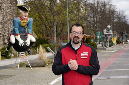 Pressetermin zum Saisonstart 2022 vom Filmpark Babelsberg in Potsdam